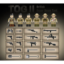 Load image into Gallery viewer, 2288PCS Military WW2 TOG 2 Heavy Tank Figure Model Toy Building Block Brick Gift Kids Compatible Lego
