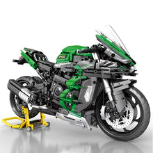 Load image into Gallery viewer, 2088PCS MOC Technic Large Kawasaki H2 SX SE Motorcycle Motor Bike Model Toy Building Block Brick Gift Kids Compatible Lego 1:5
