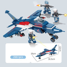 Load image into Gallery viewer, 266PCS Military WW2 Guizhou JL-9 FTC-2000 Air Plane Figure Model Toy Building Block Brick Gift Kids Compatible Lego
