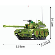Load image into Gallery viewer, 615PCS MOC Military Type 96 Main Battle Tank Figure Model Toy Building Block Brick Gift Kids Compatible Lego
