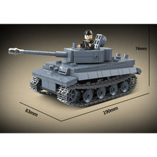 Load image into Gallery viewer, 503PCS Military WW2 Tiger I Sd.Kfz.181 Tank Figure Model Toy Building Block Brick Gift Kids
