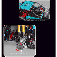Load image into Gallery viewer, 2680PCS Technic Jeep Wrangler Off Road SUV Car Blue Static Version Model Building Block Brick Toy Gift Set Kids New Compatible Lego
