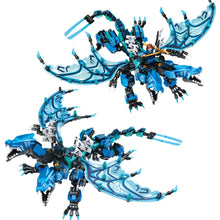 Load image into Gallery viewer, 718PCS MOC Ninja Blue Twin Head Dragon Figure Model Toy Building Block Brick Gift Kids Compatible Lego
