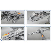 Load image into Gallery viewer, 234PCS Military WW2 Y-20 Xian Transport Aircraft Plane Figure Model Toy Building Block Brick Gift Kids Compatible Lego
