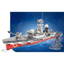 Load image into Gallery viewer, 311PCS Military WW2 Type 054A Frigates Jiangkai Class Ship Figure Model Toy Building Block Brick Gift Kids Compatible Lego
