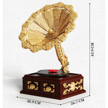 Load image into Gallery viewer, 1688PCS Phonograph Vintage Classic Music Model Toy Display Building Block Brick Gift Set Kids New Compatible Lego
