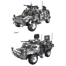 Load image into Gallery viewer, 1633PCS Military WW2 2in1 ORV DF Warrior M1117 IFV Guardian Armored Vehicle Car ASV-150 Figure Model Toy Building Block Brick Gift Kids Compatible Lego
