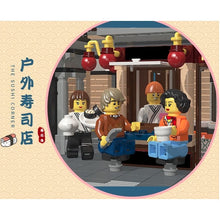 Load image into Gallery viewer, 2662PCS MOC City Street Town Sushi Japanese Restaurant Figures Model Toy Building Block Brick Gift Set Kids New Compatible With Lego
