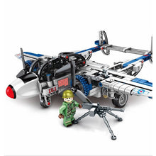 Load image into Gallery viewer, 330PCS Military P38 Lighting Interceptor Fighter Model Figure Toy Building Block Brick Gift Kids
