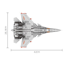 Load image into Gallery viewer, 281PCS Military J-15 Flying Shark Jet Air Fighter Plane Model Building Block Brick Toy Gift Set Kids New Compatible Lego
