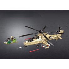 Load image into Gallery viewer, 749PCS Military WW2 Z-10 Fiery Thunderbolt Helicopter Figure Model Toy Building Block Brick Gift Kids
