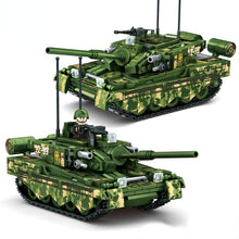 Load image into Gallery viewer, 588PCS MOC Military Type 99 Challenger Main Battle Tank Figure Model Toy Building Block Brick Gift Kids
