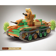 Load image into Gallery viewer, 403PCS Military WW2 Type 92 Heavy Armoured Tank Car Vehicle Figure Model Toy Building Block Brick Gift Kids
