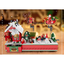 Load image into Gallery viewer, 940PCS Christmas Party Santa Deer Snow House Figures Toy Model Building Block Brick Gift Set Kids New Compatible Lego
