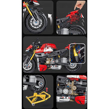 Load image into Gallery viewer, 981PCS MOC Technic Ducati Panigale V4 SP Motorcycle Motor Bike Model Toy Building Block Brick Gift Kids Compatible Lego

