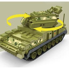 Load image into Gallery viewer, 846PCS Military WW2 HQ-17 Air Defense Missile System Tank Figure Model Toy Building Block Brick Gift Kids Compatible Lego
