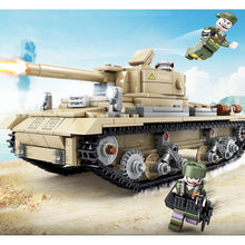 Load image into Gallery viewer, 561PCS Military WW2 Valentine MK Tank Model Figures Building Block Brick Toy Gift Set Kids New Compatible Lego
