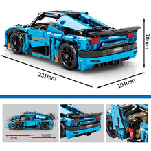 Load image into Gallery viewer, 527PCS MOC Technic Racing Sports Car Model Building Block Brick Toy Gift Set Kids New Compatible With Lego
