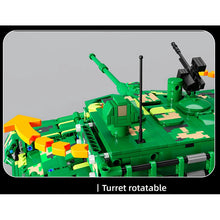 Load image into Gallery viewer, 1918PCS Military WW2 Large Type ZTZ 99A Main Tank Model Toy Building Block Brick Gift Kids Compatible Lego
