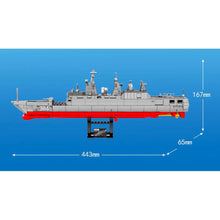 Load image into Gallery viewer, 750PCS Military WW2 Type 056 Corvette Jiangdao Class Frigate Figure Model Toy Building Block Brick Gift Kids Compatible Lego

