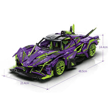 Load image into Gallery viewer, 2183PCS Static MOC Technic Speed Apollo EVO GUNDAM  Racing Sports Car Model Educational Toy Building Block Brick Gift Kids Compatible Lego
