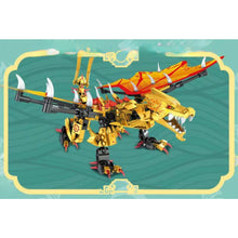 Load image into Gallery viewer, 388PCS MOC Ninja Gold Dragon Figure Model Toy Building Block Brick Gift Kids Compatible Lego
