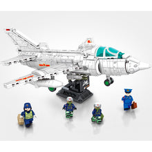 Load image into Gallery viewer, 679PCS MOC Military Q-5 Fantan Air Fighter Plane Figure Model Toy Building Block Brick Gift Kids Compatible Lego
