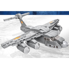 Load image into Gallery viewer, 234PCS Military WW2 Y-20 Xian Transport Aircraft Plane Figure Model Toy Building Block Brick Gift Kids Compatible Lego
