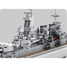 Load image into Gallery viewer, 1638PCS Military North Carolina Class Battleship Model Toy Building Block Brick Gift Kids Compatible Lego
