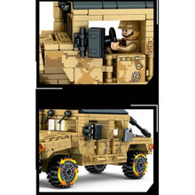 Load image into Gallery viewer, 508PCS MOC Military WW2 M998 Hummer Jeep Car Figure Model Toy Building Block Brick Gift Kids Compatible Lego
