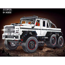 Load image into Gallery viewer, 3173PCS MOC Technic Large White AMG G63 6x6 SUV Off Road Car Model Toy Building Block Brick Gift Kids Compatible Lego 1:8
