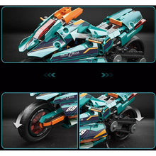 Load image into Gallery viewer, 669PCS MOC Technic Speed Cyberpunk Motor Bike Motorcycle Model Toy Building Block Brick Gift Kids Compatible Lego
