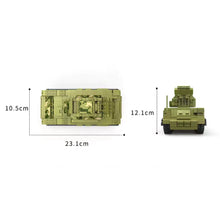 Load image into Gallery viewer, 846PCS Military WW2 HQ-17 Air Defense Missile System Tank Figure Model Toy Building Block Brick Gift Kids Compatible Lego
