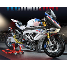 Load image into Gallery viewer, 1972PCS MOC Technic Speed HP4 RACE Motorcycle Motor Bike Model Toy Building Block Brick Gift Kids Compatible Lego 1:5
