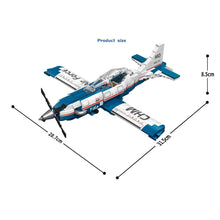Load image into Gallery viewer, 524PCS Military WW2 HAWK T-6A Training Aircraft Figure Model Toy Building Block Brick Gift Kids Compatible Lego
