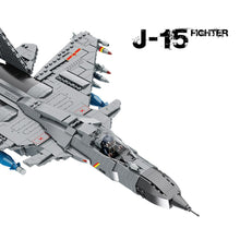 Load image into Gallery viewer, 1293PCS Military WW2 2in1 J-15 Flying Shark Flanker-D F4U Corsair Air Fighter Aircraft Figure Model Toy Building Block Brick Gift Kids Compatible Lego
