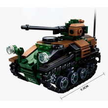 Load image into Gallery viewer, 245PCS Military WW2 Wiesel Airborne Combat Vehicle Figure Model Toy Building Block Brick Gift Kids Compatible Lego
