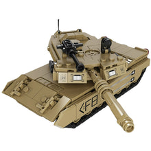 Load image into Gallery viewer, 406PCS Military WW2 M1A2 Abrams Main Battle Tank Figure Model Toy Building Block Brick Gift Kids Compatible Lego
