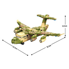 Load image into Gallery viewer, 517PCS Military WW2 Y-20 Transport Plane Conveyor Figure Model Toy Building Block Brick Gift Kids Compatible Lego
