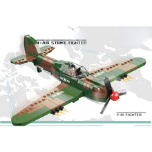 Load image into Gallery viewer, 411PCS Military WW2 P-40 Warhawk Air Fighter Aircraft Figure Model Toy Building Block Brick Gift Kids Compatible Lego
