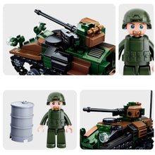 Load image into Gallery viewer, 245PCS Military WW2 Wiesel Airborne Combat Vehicle Figure Model Toy Building Block Brick Gift Kids Compatible Lego
