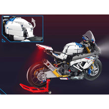 Load image into Gallery viewer, 1972PCS MOC Technic Speed HP4 RACE Motorcycle Motor Bike Model Toy Building Block Brick Gift Kids Compatible Lego 1:5
