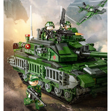 Load image into Gallery viewer, 1120PCS Military WW2 4in1 99A Main Battle Tank Fighter Figure Model Toy Building Block Brick Gift Kids Compatible Lego
