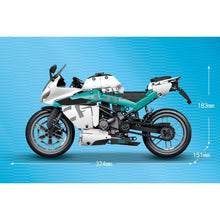 Load image into Gallery viewer, 828PCS MOC Technic Speed 250SR Racing Sports Motorcycle Motor Bike Model Toy Building Block Brick Gift Kids Compatible Lego
