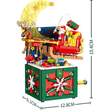 Load image into Gallery viewer, 772PCS MOC Micro Mini Christmas Box Santa Reindeer Elk Model Toy Building Block Brick Gift Kids Display
