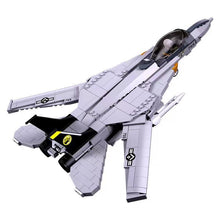 Load image into Gallery viewer, 404PCS Military WW2 F-14 Tomcat Air Fighter Aircraft Figure Model Toy Building Block Brick Gift Kids Compatible Lego 1:44
