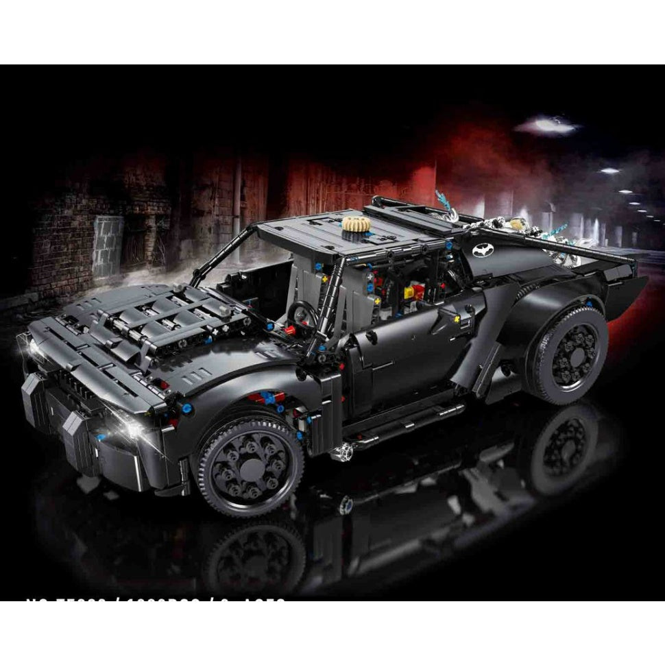1828PCS MOC Technic Speed Batmobile Car Model Toy Building Block Brick Gift Kids Compatible Lego 1:10