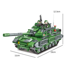 Load image into Gallery viewer, 1120PCS Military WW2 4in1 99A Main Battle Tank Fighter Figure Model Toy Building Block Brick Gift Kids Compatible Lego
