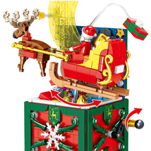 Load image into Gallery viewer, 772PCS MOC Micro Mini Christmas Box Santa Reindeer Elk Model Toy Building Block Brick Gift Kids Display
