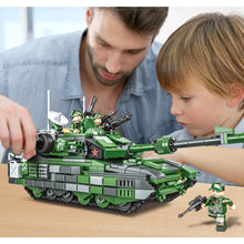 Load image into Gallery viewer, 1120PCS Military WW2 4in1 99A Main Battle Tank Fighter Figure Model Toy Building Block Brick Gift Kids Compatible Lego
